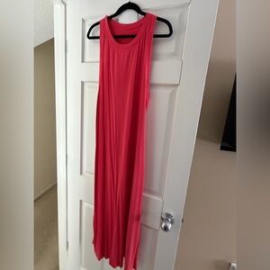 Lululemon Ease of It All Dress Carnation Red Dress Like New Flawless
